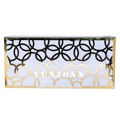 Buen precio Estante rectangular de la barra de la sala de estar con muebles durables desprendibles del hotel de las ruedas en línea