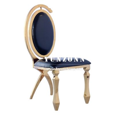 Buen precio Muebles de hotel de lujo baratos mayorista oro de acero inoxidable banquete silla de boda para el evento de la fiesta en línea