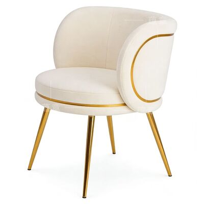 Buen precio Silla de boda de lujo moderna con descuento, apilable, de acero inoxidable, dorada, para bodas y ocio en línea