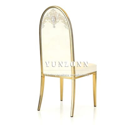 Buen precio Diseño moderno Decoración de eventos de bodas Banquete Fiesta Muebles Alquiler silla de acero inoxidable silla de pareja en línea