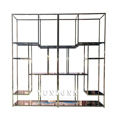 Buen precio Estantería de Acero Inoxidable para Bodas, Muebles para el Hogar, Exhibidor de Vino para Diseño de Interiores, para Alquiler o Renta en línea