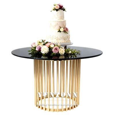 Buen precio Muebles para fiestas Centro de diseño nuevo Decoración de bodas Decoración de pasteles redondos Mesa en línea