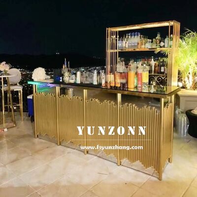 Buen precio Bar de lujo Decoración Boda Evento Hogar Fiesta Familiar Mini bar Mesas Mostrador en línea