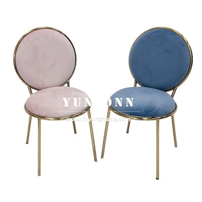 Buen precio Silla con forma de almeja al por mayor de acero inoxidable dorado para eventos reales, sillas para salones de bodas para eventos de lujo en línea