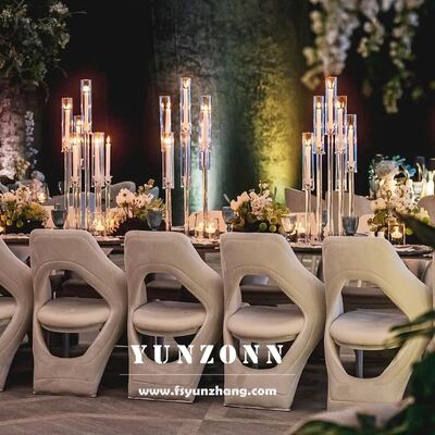 Buen precio Sillas de comedor de acero inoxidable de lujo ligero con respaldo para el hogar y restaurantes de alta gama, diseñadas a medida para bodas y uso en hoteles en línea