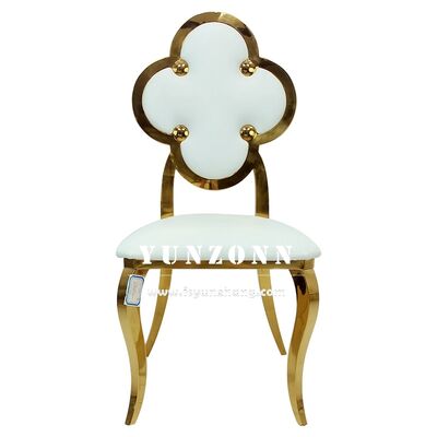 Buen precio Silla de comedor de alta calidad de cuero y tejido banquete para comedor o hotel para uso en sala de estar al aire libre en línea